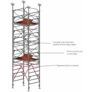 Tour d'étaiement - adria - en standard : de 1 à 6 m