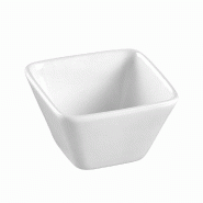 Verrine Emeraud' céramique 55ml 5,8x5,8x3,6cm blanc - par 144