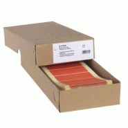 Étiquette informatique adhésive en continu - 88,9 x 35,7 mm - Référence 8182 - Rouge - 2000 étiquettes Étiquette informatique adhésive en continu - 88,9 x 35,7 mm - Référence 8182 - Rouge - 2000 étiquettes