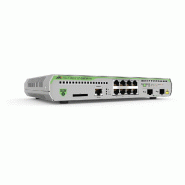 Allied Telesis AT-GS970M/10PS-50 Géré L3 Gigabit Ethernet (10/100/1000) Noir, Gris 1U Connexion Ethernet, supportant l'alimentation via ce port (PoE)_0