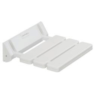 ROSSIGNOL Siège de douche mural relevable BISKA - blanc plastique 51857