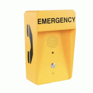 Borne d'appel d'urgence étanche ISIS - Réf. FRA0018 - IP66, antivandalisme, facile à installer