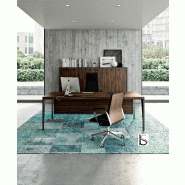 Bureau droit X9- Officity - 160, Orme gris