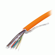 Câble 10 x 0,14 mm2  + 2 x 0,5 mm2  ,