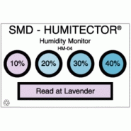 Carte indicatrice d'humidité réversible