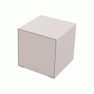 Cube KUB acier - Gris RAL 7044