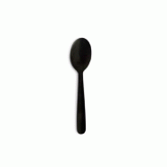 Cuillères à moka noires Comas 1001, lot de 12 - noir inox 18425734017473
