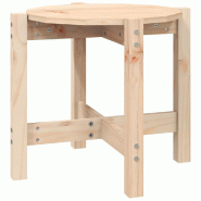 Décoshop26 - Table d'appoint classique Ø 52,5 x 45 cm bois massif de pin non traité DEC040223 - Bois massif 3000264813504