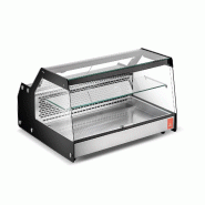 Gasfrit – Vitrine Réfrigérée d'Exposition pour Poisson avec Vitre Droite, 1070 × 874 × 419 mm - inox GFF403