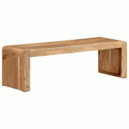 Helloshop26 - Meuble TV style ferme rustique 110 x 33 x 33 cm en bois d'acacia massif 02_0047126 - Bois massif 3000234608352