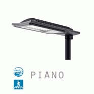 Luminaire d'éclairage public piano / led / 208 w / 19100 lm / en aluminium / hauteur conseillée 12 m