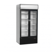 Réfrigérateur vitré, avec portes vitrées à cadre aluminium à charnières , pour chr, traiteurs, boulangeries, pâtisseries et chocolateries -réf. Fsc1000h tefcold