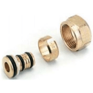 Raccord multiskin 829 a compression finition laiton serie 