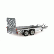 Remorque Porte-engin IFOR WILLIAMS - GX126 RAMP - 2 Essieux - 366x184 cm - PTAC 3500 kg - Référence CT167-IFW
