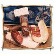 Saucisson sec affiné en cheminée