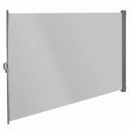 Store latéral 160 x 300 cm - gris / brise-vue rétractable Store latéral 160 x 300 cm - gris / brise-vue rétractable