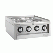 Table de cuisson électrique 4 feux Série 600 | Buffalo - CU471