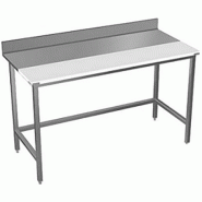 Table de découpe mixte - dessus inox AISI 304L et polyéthylène - plusieurs dimensions disponibles Table de découpe mixte - dessus inox AISI 304L et polyéthylène - plusieurs dimensions disponibles