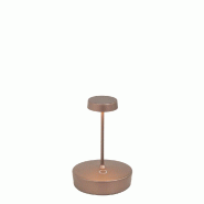 Zafferano Lampe de table LED Swap mini pro, bronze, rechargeable et à intensité variable - 2 W, 2200-2700-3000 K, IP65 - bronze 8054040728112