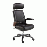 AC ANGEL CERDA Angel Cerdá Fauteuil de bureau pivotant en similicuir noir 4212C 74 x 70 x 118 - noir fourrure 8435631043904