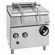 Braisière basculante électrique PRO 80 Litres manuelle, Série 900, 15 000 W, 400 V - TRI