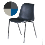 Chaise coque en plastique M2 Anti-feu – Avec accroche Coloris : Bleu Chaise coque en plastique M2 Anti-feu – Avec accroche Coloris : Bleu