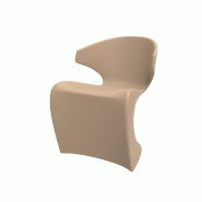 Chaise design in & out WING - camel