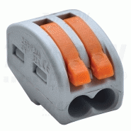 Connecteur sans  vis 0,75-4mm2, 32a, 400vac 2p