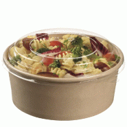Couvercle pour saladier 500, 750 et 1000ml bagasse - par 300