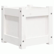 Helloshop26 - Jardinière bac lit surélevé plantes fleurs terrasse jardin 31 x 31 x 31 cm bois de pin massif blanc 02_0037499 - 3000214255064 Helloshop26 - Jardinière bac lit surélevé plantes fleurs terrasse jardin 31 x 31 x 31 cm bois de pin massif blanc 02_0037499 - 3000214255064