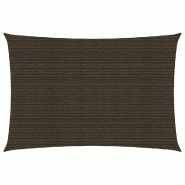 Helloshop26 - Voile toile d'ombrage parasol 160 g/m² PEHD 2 x 4,5 m marron 02_0009143 - marron 3000489082723
