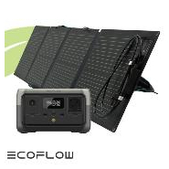 Kit station de charge portable 600w - 256wh ecoflow river 2 avec panneau solaire pliable 110w ecoflow