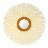 Now's Home - Applique En Tissu Blanc Casse Miroir Au Milieu Dia60cm Matahari - 3256390221342 Now's Home - Applique En Tissu Blanc Casse Miroir Au Milieu Dia60cm Matahari - 3256390221342
