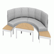 Proloisirs Ensemble détente Rhonda (set complet) - blanc multi-matériau TP307