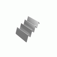 Schneider - Stand d’exposition pour snacks, en acier inoxydable, 280 x 170 x 45 mm, 3 arbres - argenté inox 154012