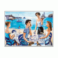 Set de table en pure cellulose 70g/m2 motif Terrasse 31x43cm - par 2000