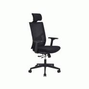 Siège de bureau synchrone avec têtière, accoudoirs 3D et support lombaire réglable - Cody Sitwel Siège de bureau synchrone avec têtière, accoudoirs 3D et support lombaire réglable - Cody Sitwel