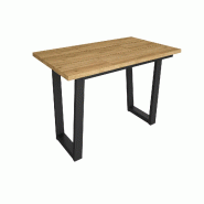 SKRAUT HOME Table à manger, 167x90x74 cm, Pour 8 personnes, Meubles de Salon, Chêne - beige Bois manufacturé 538_4