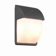 Applique murale extérieure 2xE14 IP44 détecteur crépusculaire, anthracite - Trio - Mersey - gris 4017807529340