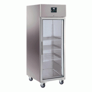 Armoire refrigeree positive inox, 1 porte vitree 650 litres L2G