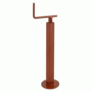 Béquille carrée pour remorque 40x40 mm - charge 250 kg / levée 175 mm Béquille carrée pour remorque 40x40 mm - charge 250 kg / levée 175 mm