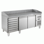 GastroHero Table à pizza ECO 2/7 - inox PZH2610TN_0