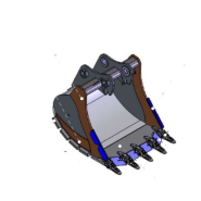 Godet carrière adapté pour la carrière, la démolition et chargement de matériels hautement abrasifs - XHD