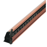 Grille extérieure auto-réglable hauteur 35mm longueur 275mm brun ral1247 - RENSON - 00471103 - 373688_0