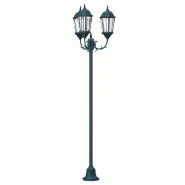 Helloshop26 - Lumière de jardin en extérieur vintage 57 x 49 x 241 cm design classique ambiance accueillante en aluminium vert 02_0058413 - vert alu