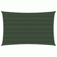 Helloshop26 - Voile toile d'ombrage parasol 160 g/m² PEHD 2 x 4,5 m vert foncé  02_0009413 - vert 3000508482725