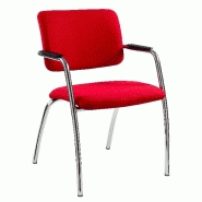 LOT 2 FAUTEUILS REST DOS ET ASSISE TISSU PIÈTEMENT CHROMÉ 653 BLEU LOT 2 FAUTEUILS REST DOS ET ASSISE TISSU PIÈTEMENT CHROMÉ 653 BLEU