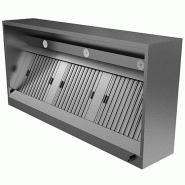 Mastro Hotte murale cubique avec éclairage LED, 1600x1100 mm - VIRTUS - DAA0257