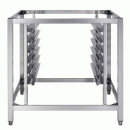 Mastro Support avec porte-plaques pour GEU411P, GEU611P 740x560x865 mm - VIRTUS - inox Z/MSFA46PT