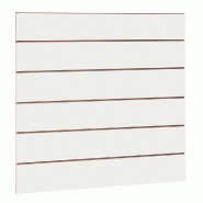 Panneau rainuré R20 L120xP120cm épaisseur 18mm - blanc 9003_0